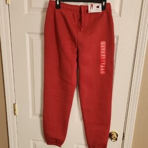 Champion Red Joggers Soft Fabric Relaxed Fit